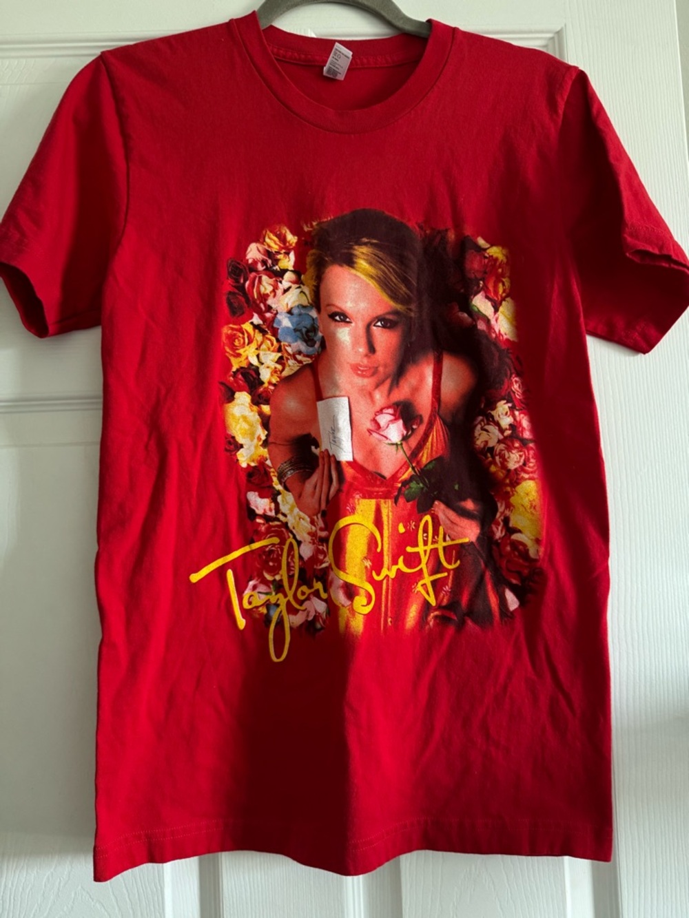 American Apparel Red Crewneck T-Shirt